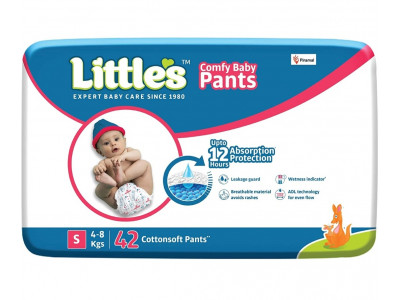 Littles Comfy Baby Pants Diapers - S