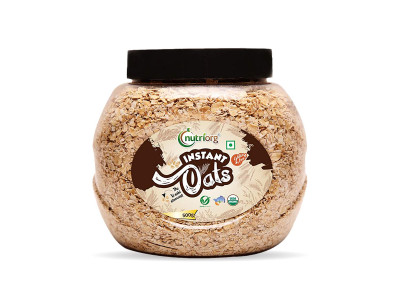Nutriorg  Instant Oats 500 gm