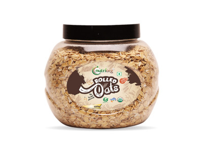 Nutriorg Rolled Oats 500 gm