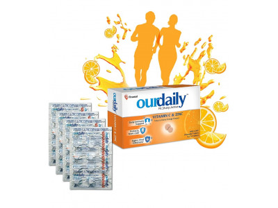 Ourdaily Vitc and Zinc Tab (Pack Of 15)