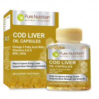 Pure Nutrition Cod Liver Oil 120 Nos Soft Gel