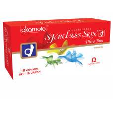 Okamoto Skin Less Skin Ultrathin Condoms (Pack of 10)