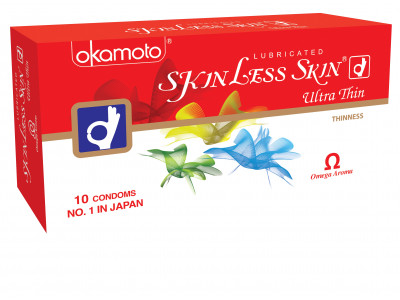Okamoto Skin Less Skin Ultrathin Condoms (Pack of 10)