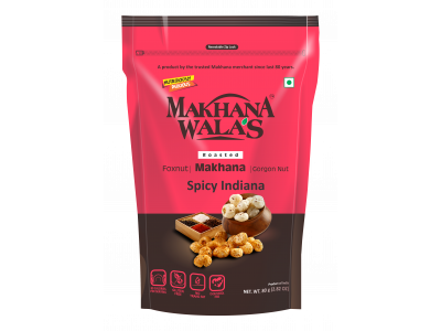 Makhanawalas Spicy Indiana Roasted Makhana 80 gm  