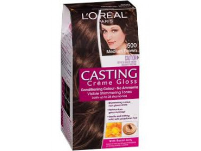 Loreal Casting Creme Gloss-500 Medium Brown - 160 ml 