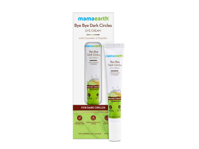 Mamaearth Bye Bye Dark Circles, Under Eye Cream for Dark Circles, with Cucumber and Peptides - 20ml, for All skin type