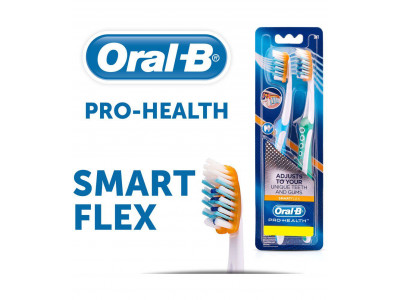 Oral-b Pro Health Clinical Smart Flex Toothbrush (Pack of 2)