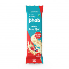 Phab Mixed Berry Granola Bar 30 Gms