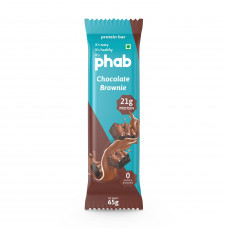 Phab Chocolate Brownie Protein Bar 65 Gms