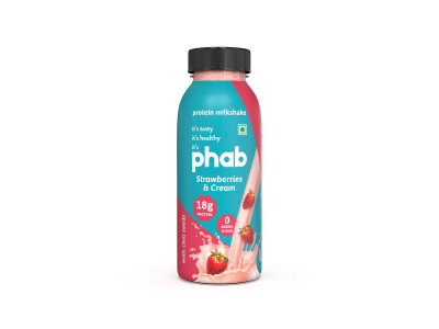 Phab Strawberry & Cream Protein Shake 200 Ml