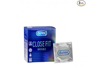 Durex Close Fit Invisible Condoms 3 Nos