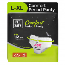 Pee Safe Disposable Period Panty L - Xl (Pack Of 4) 1 No