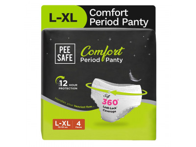 Pee Safe Disposable Period Panty L - Xl (Pack Of 4) 1 No