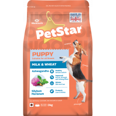 Petstar Puppy (Milk & Wheat) Dog Food 3 Kg