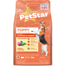 Petstar Puppy (Chicken & Wheat) Dog Food 1 Kg