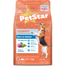Petstar Puppy (Milk & Wheat) Dog Food 1 Kg