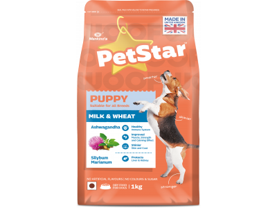 Petstar Puppy (Milk & Wheat) Dog Food 1 Kg