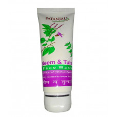 Patanjali Neem and Tulsi Face Wash -  60 gm