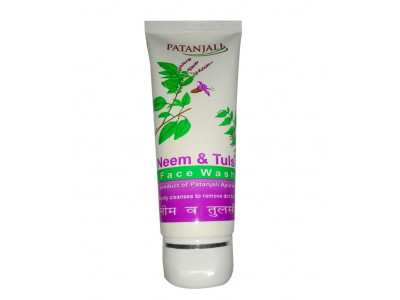 Patanjali Neem and Tulsi Face Wash -  60 gm