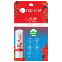 Raphael Lipsafe Spf-10 Tropical Punch 4.8 gm Lip Balm