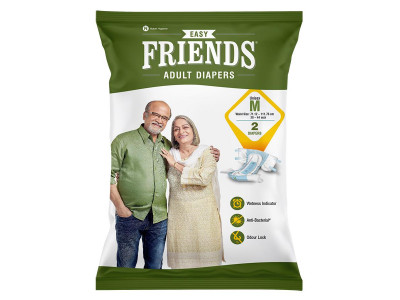 Friends Adult Diapers Medium (Pack of 2)