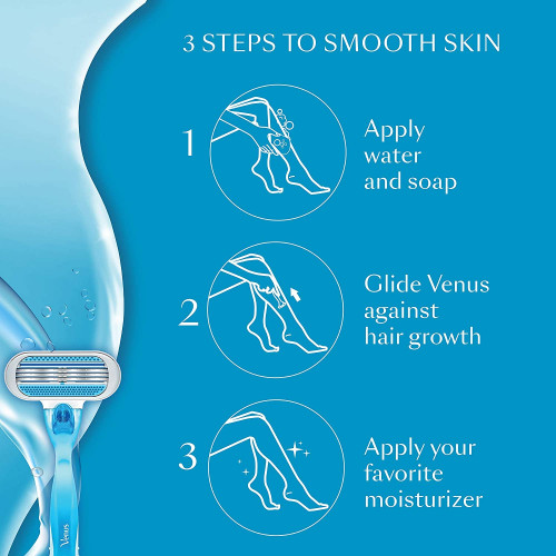 Hair Remover Plastic Gillette Venus Razor With Aloe Oil For Household