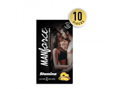 Manforce Stay Pine Extra Dotted Condoms (Pack of 10)