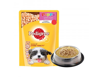 Pedigree Jelly Chicken and Rice Puppy -  80 gm