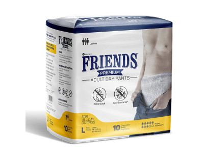 Friends Diaper Pants L-XL (Pack of 10)