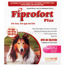 Fiprofort Plus Kills Fleas.flea Eggs and Ticks 4.02 ml 