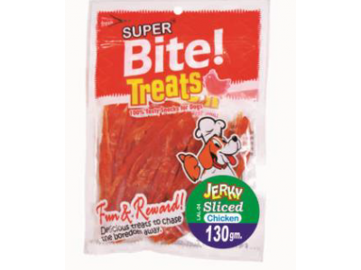 Super Bite Jerky Sliced Chicken (Pes02) 125 gms  