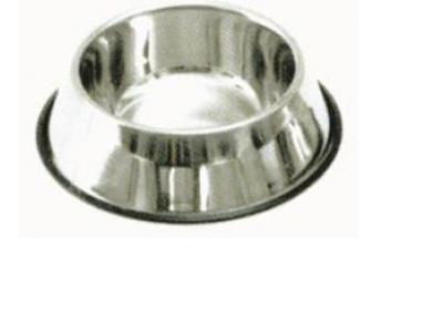 Super Dog Non-tip Steel Bowl Size-1 No. (Pu010) 