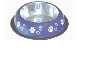 Super Dog Steel Coloured Bowl Size-1 No. (Pu012)