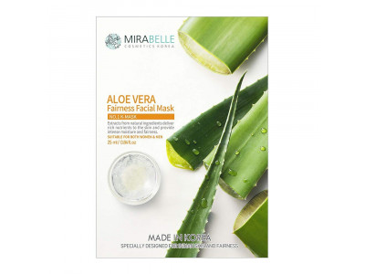 Mirabelle Aloevera Facial Sheet Face Mask 25 ml