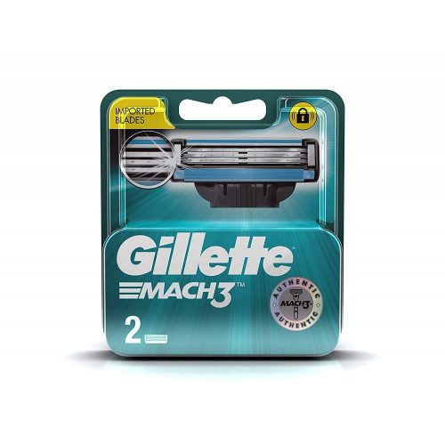 Gillette Shaving Razor Blades (Pack of : Buy Gillette Mach3 Shaving Razor Blades (Pack 2) Online at Best Price in India | Planet Health