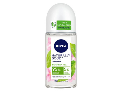 Nivea Naturally Good Bio Green Tea Roll On 50 ml