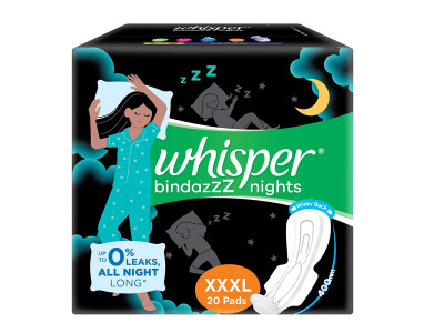Whisper Ultra Night XXXL Sanitary Pads 20 Nos 