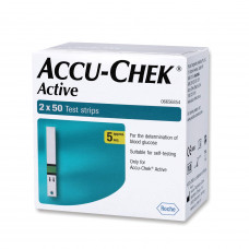 Accu-chek Active Glucose Strip (2x50 Strips) (Pack of 100)