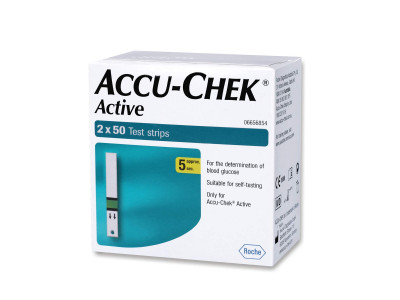 Accu-chek Active Glucose Strip (2x50 Strips) (Pack of 100)