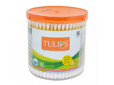 Tulips Cotton Buds Jar (Pack of 200)