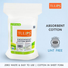 Tulips Absorbent Cotton Roll 50 gm  