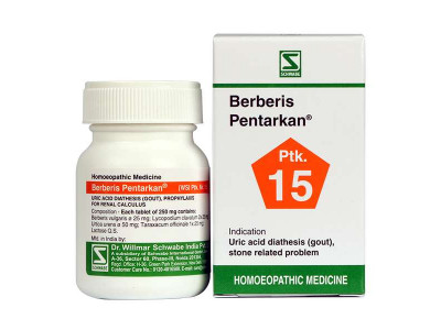 SCHWABE BERBERIS PENTARKAN 20 GMS 