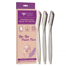 Bombay Shaving Company Precision Face Razor For Her (Pack Of 3) 1 No 