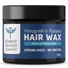 Bombay Shaving Company Hair Wax Fenugreek and Flaxseed 100 gm 