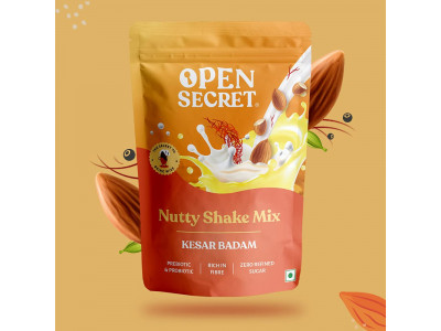 Open Secret Nutty Shake Kesar Badam 225 gms Powder
