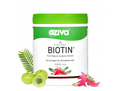 OZiva Plant Based Biotin Classic 120 gms _