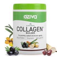 OZiva Plant Based Collagen Builder For Anti-Aging Beauty 250 Gms Powder