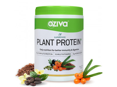 OZiva Superfood Plant Protein Coco Vanilla 250 gms Powder