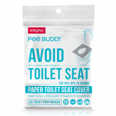 Sirona Pee Buddy Disposable Toilet Seat Covers 20 Nos