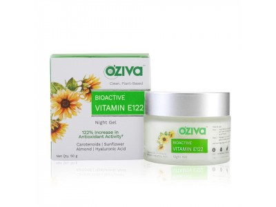 OZiva Bioactive Vitamin E122 Night Gel 50 gms